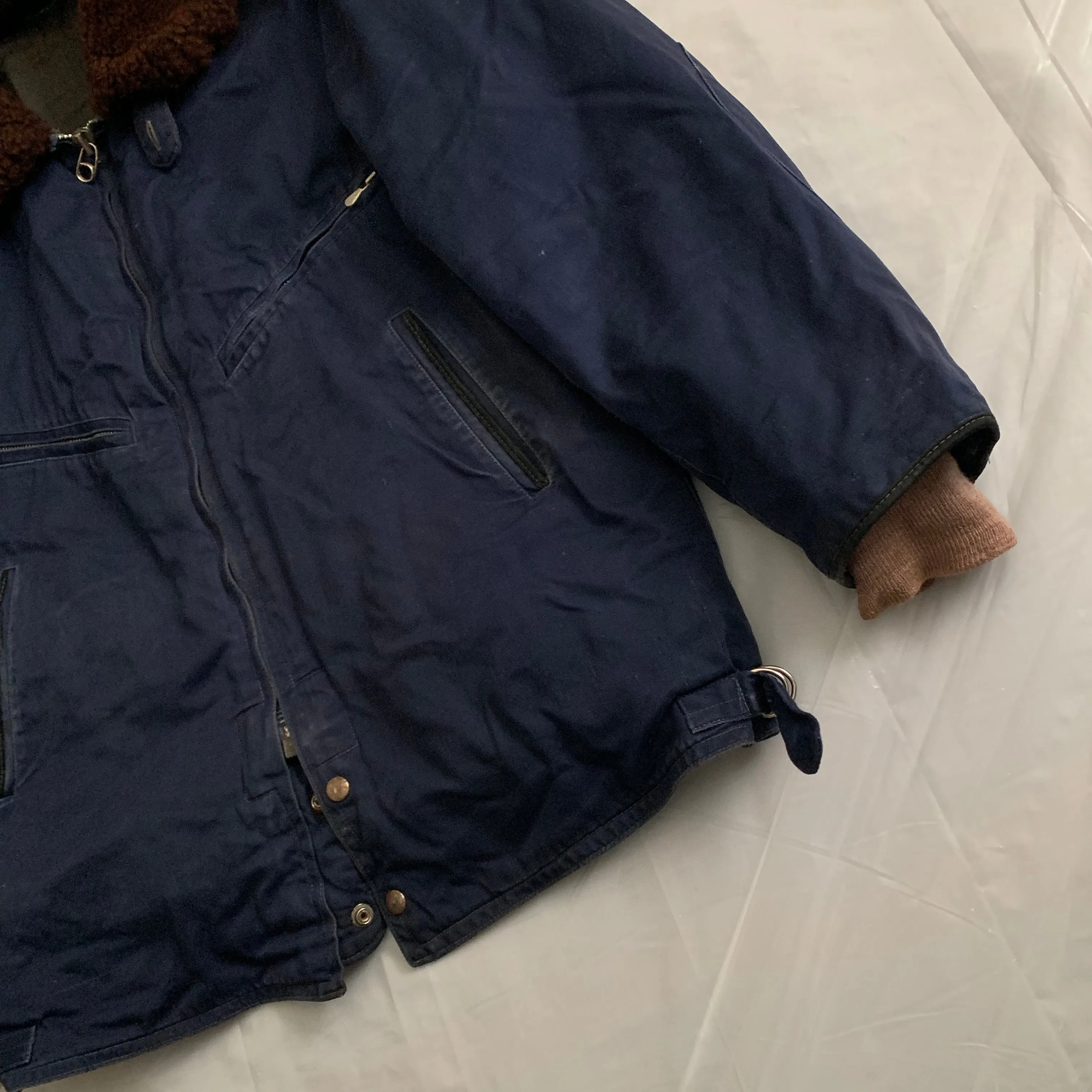 1970s Vintage Soviet Military Flight Jacket - Size XL