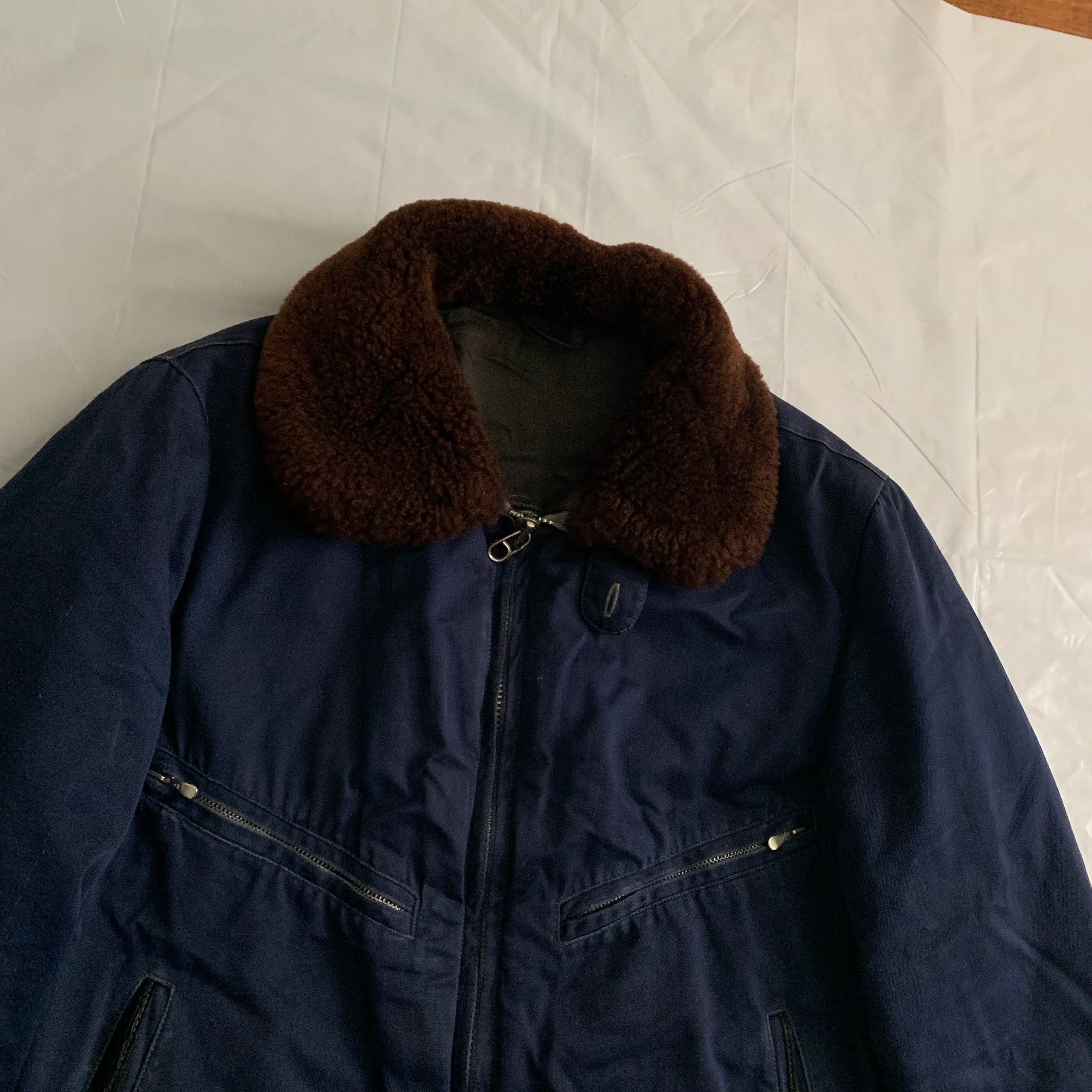 1970s Vintage Soviet Military Flight Jacket - Size XL
