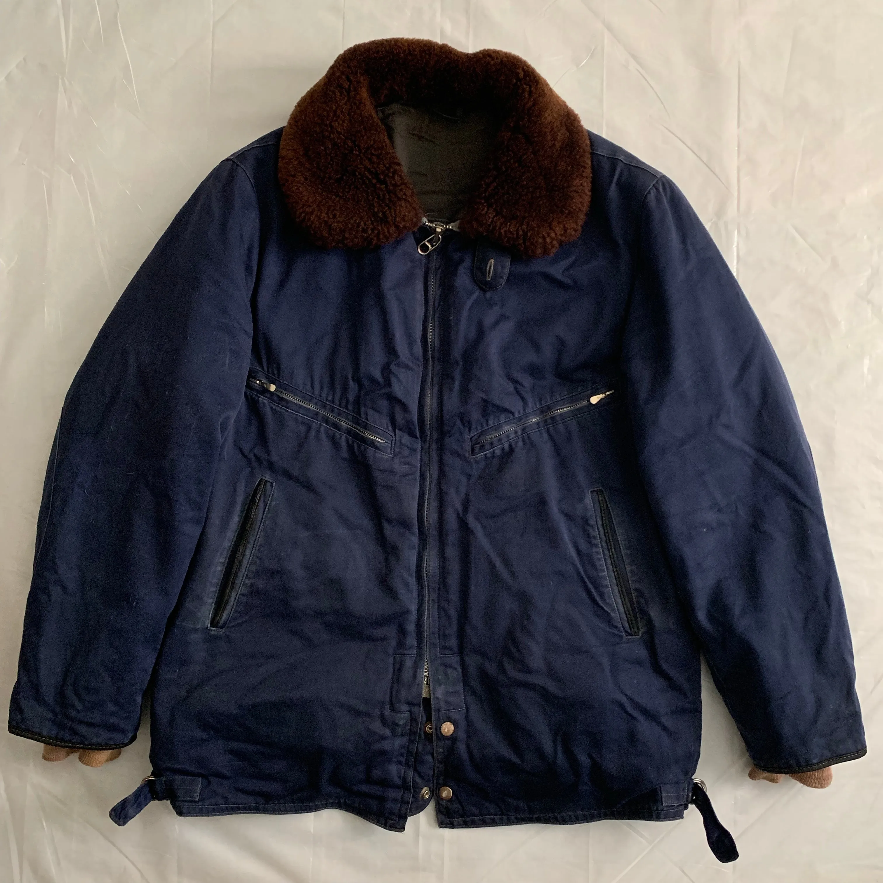 1970s Vintage Soviet Military Flight Jacket - Size XL