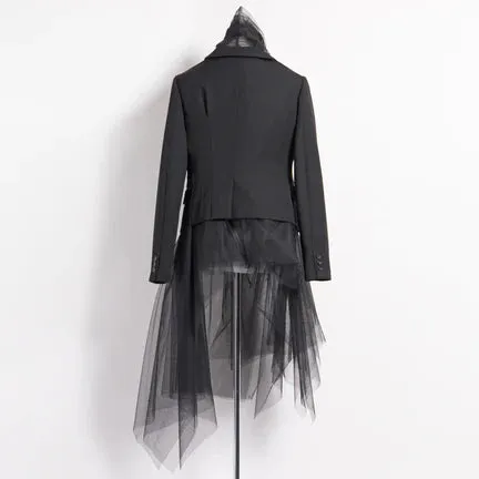 Black Comme des Garçons Tulle Jacket (Black)