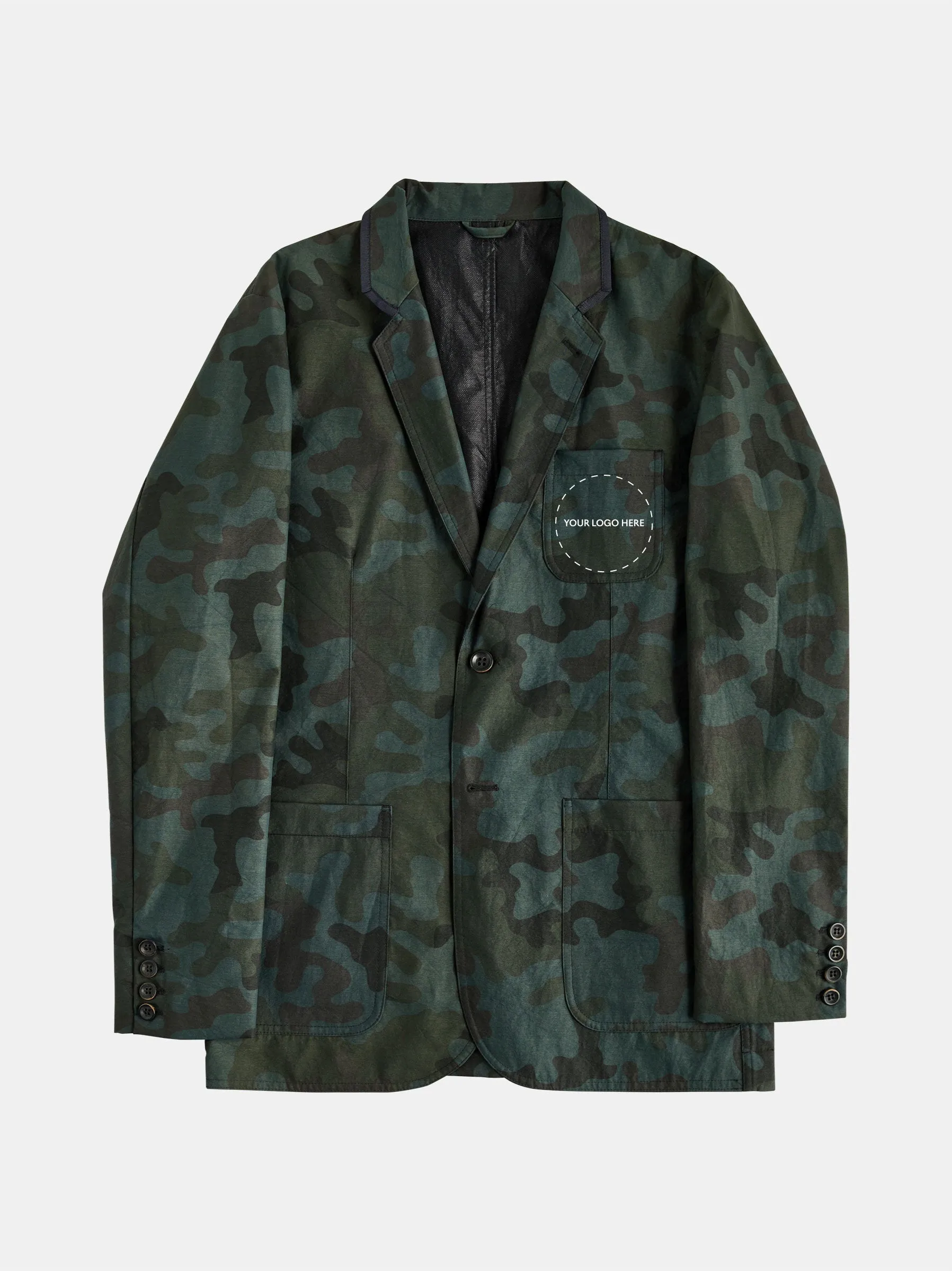 Branded POCKETPARACHUTE® Camouflage Jacket four your company