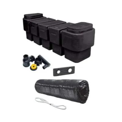 Cold Water Coffin Tank with Jacket and Fittings - All Sizes