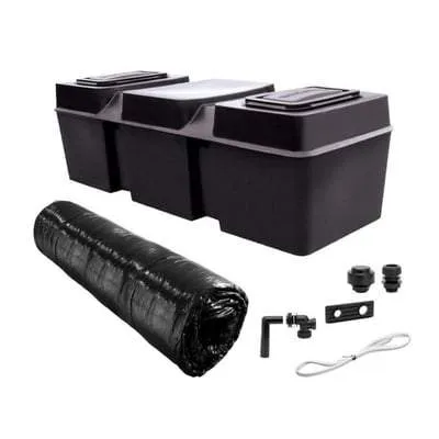 Cold Water Coffin Tank with Jacket and Fittings - All Sizes