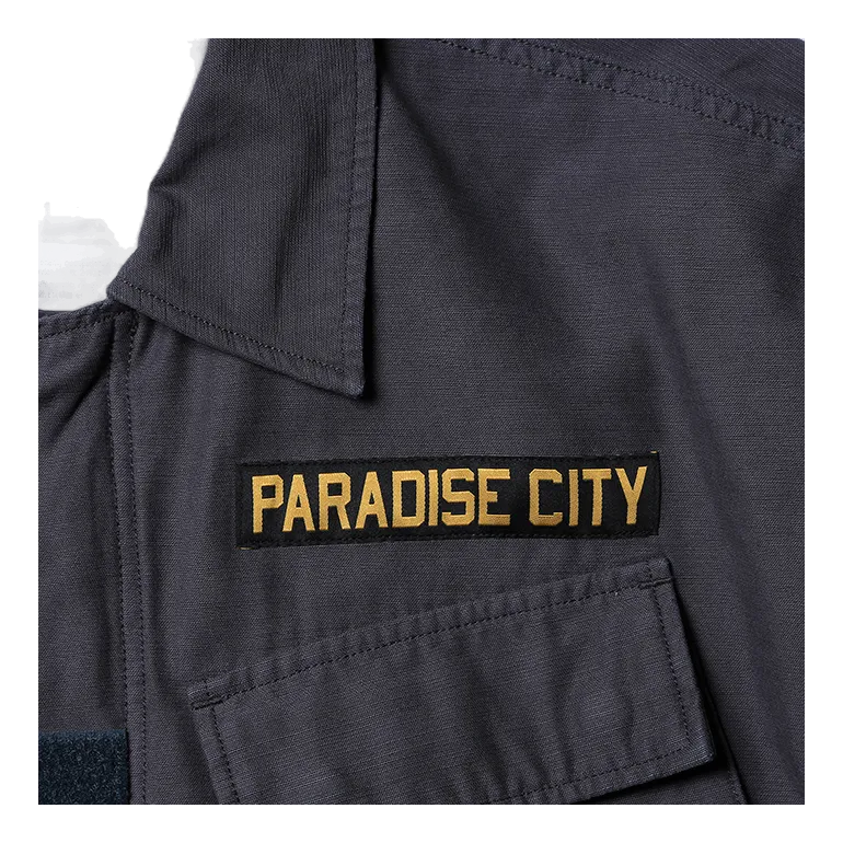Garmentdyed Tactical Jacket Charcoal