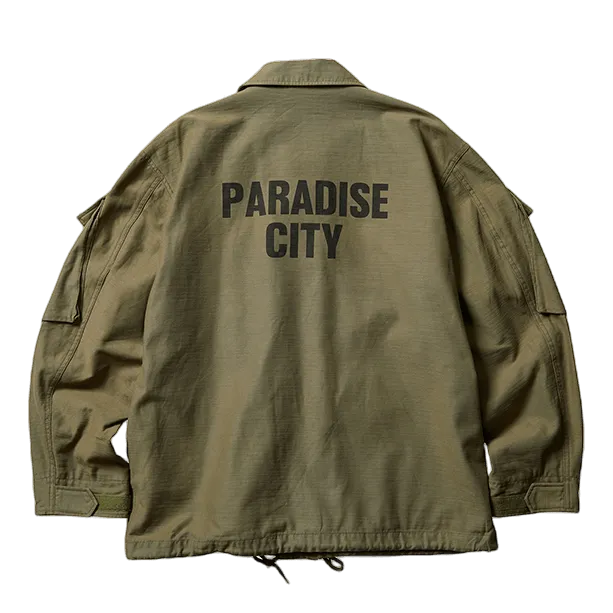 Garmentdyed Tactical Jacket Olive