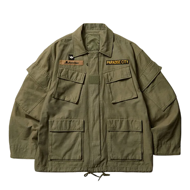 Garmentdyed Tactical Jacket Olive