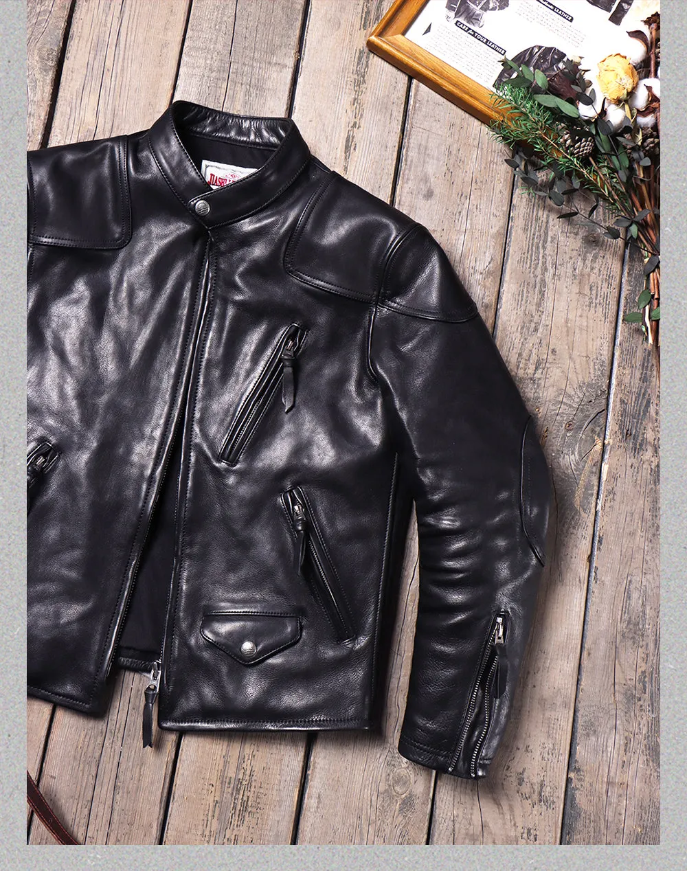 Men's 1900s Motorcycle Leather Jacket