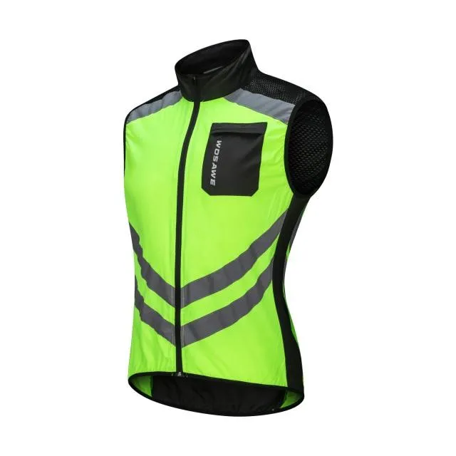 Men's Cycling Jacket High-Visibility Windbreaker
