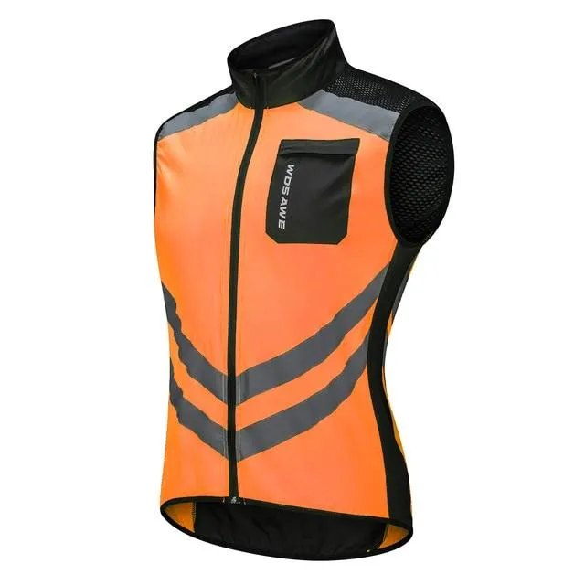 Men's Cycling Jacket High-Visibility Windbreaker