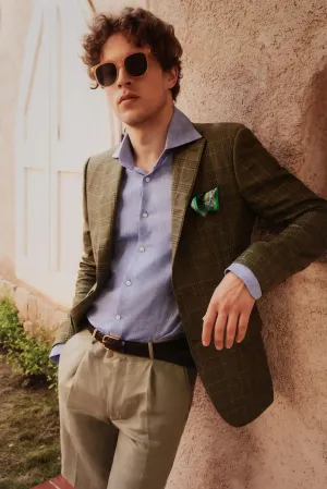 Olive Heritage Check Jacket