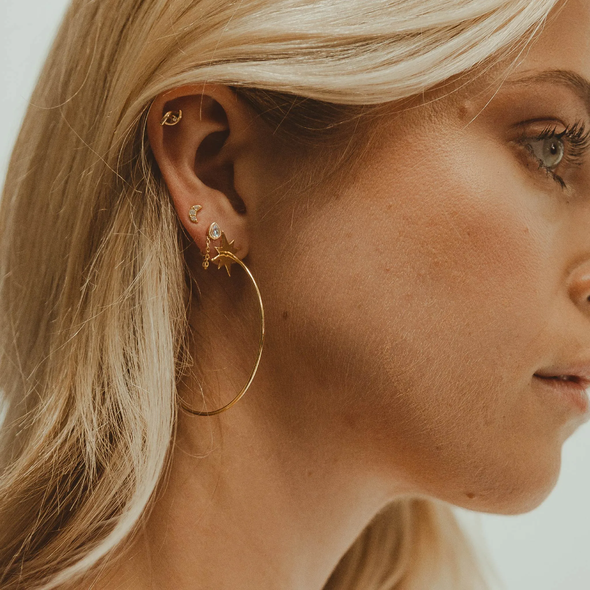 Opal Teardrop Studs