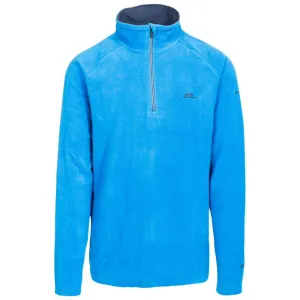 Trespass L Blue 1/2 Zip Blackford Mens Microfleece