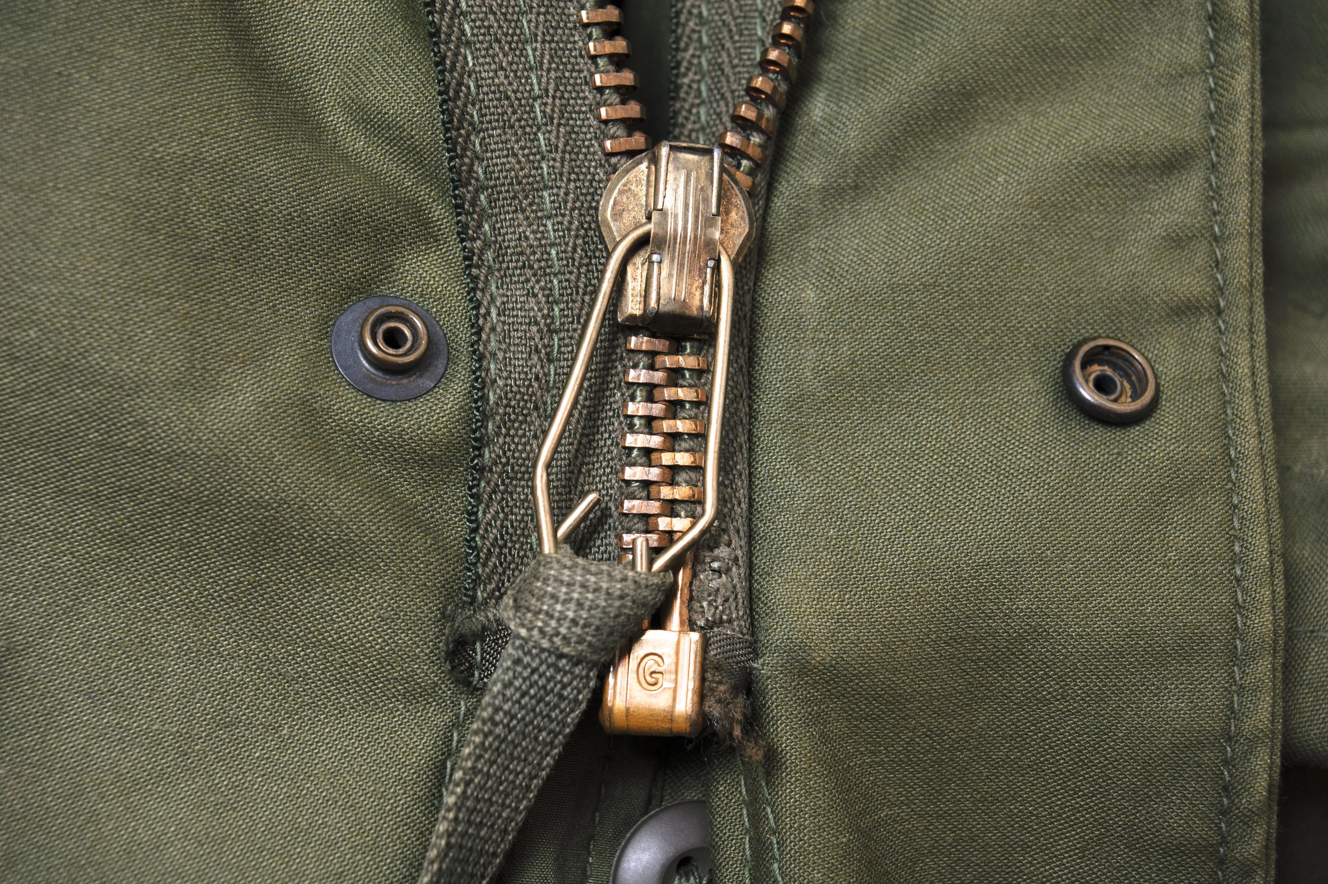 USAF US AIR FORCE M-1965 M65 FIELD JACKET 1970'S VIETNAM WAR TECH SERGEANT MILITARY AIRLIFT COMMAND PATCH SIZE LARGE LONG