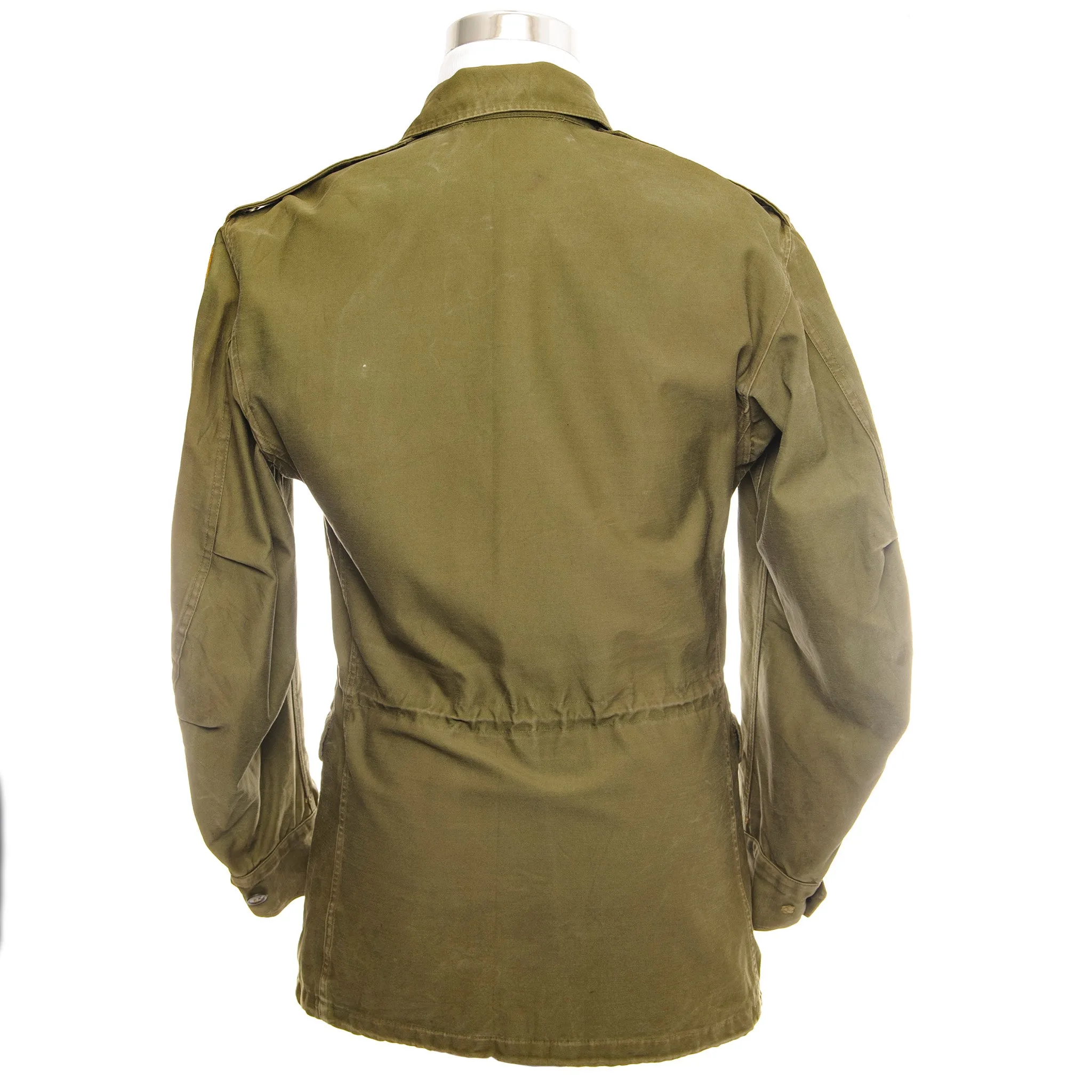 VINTAGE US ARMY M51 FIELD JACKET 1958 PATCHED SIZE XSMALL REGULAR