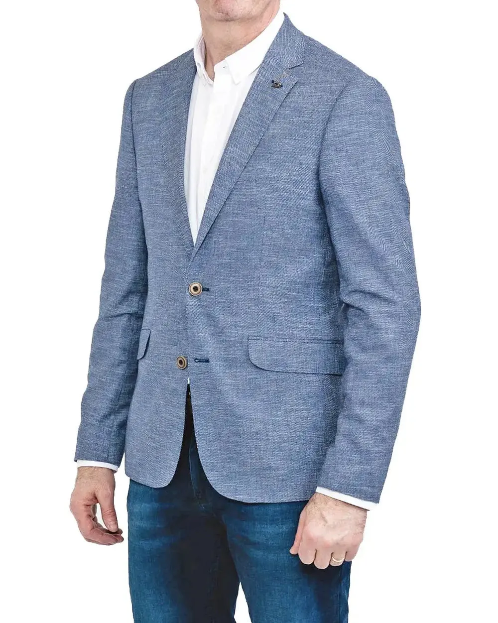 White Lable Blazer  Blue